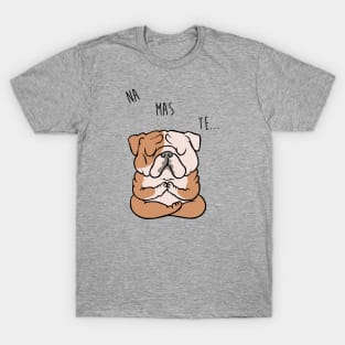 NAMASTE English Bulldog T-Shirt